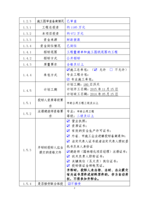 2015国家农业综合开发土地治理项目工程